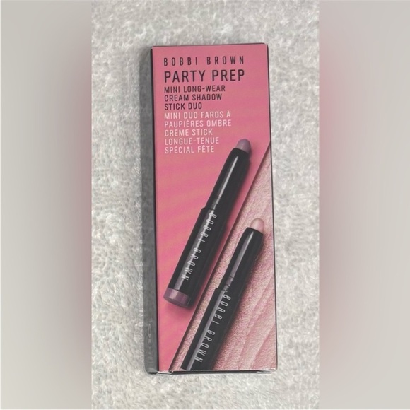 Bobbi Brown Party Prep Mini Long-Wear Cream Shadow Stick Duo NIB - Picture 4 of 5